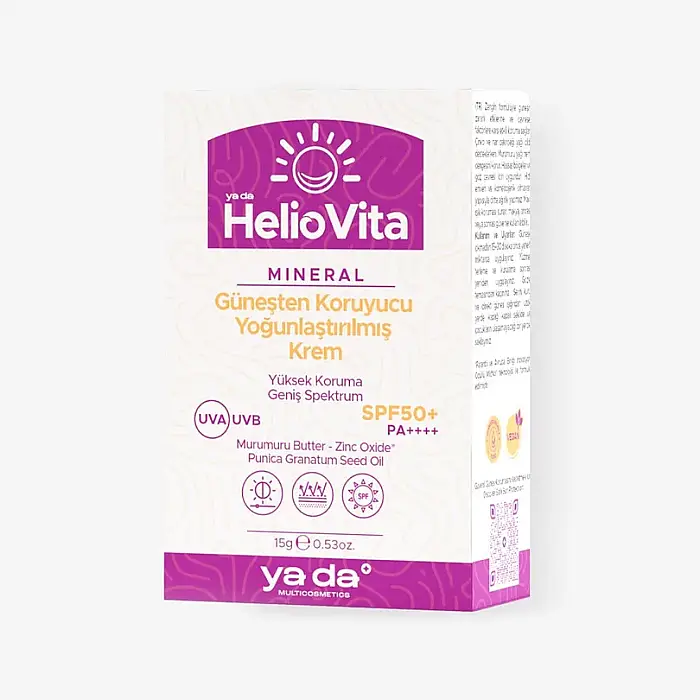 ya da Multicosmetics HelioVita %100 Mineral Güneşten Koruyucu Yoğunlaştırılmış Krem 15 g - 2