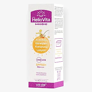 ya da Multicosmetics HelioVita Bebek ve Çocuk HelioVita %100 Mineral Güneşten Koruyucu Losyon 75 ml - 2