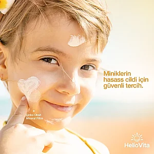 ya da Multicosmetics HelioVita Bebek ve Çocuk HelioVita %100 Mineral Güneşten Koruyucu Losyon 75 ml - 5