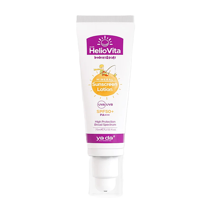 ya da Multicosmetics HelioVita Bebek ve Çocuk HelioVita %100 Mineral Güneşten Koruyucu Losyon 75 ml - 1