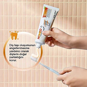 ya da Multicosmetics Homeo Beyazlık ve Diş Eti Koruması Diş Macunu 75 ml - 5