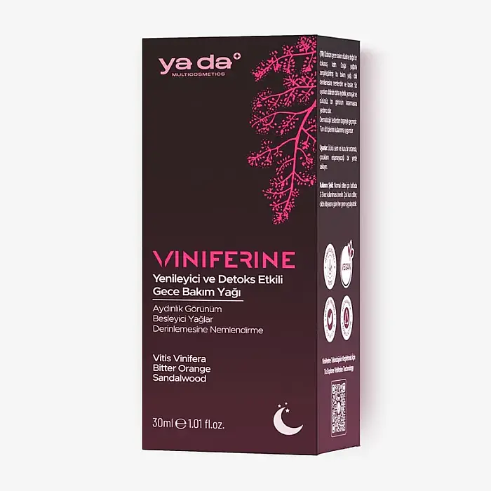 ya da Multicosmetics Viniferine Yenileyici ve Detoks Etkili Gece Bakım Yağı 30 ml - 2