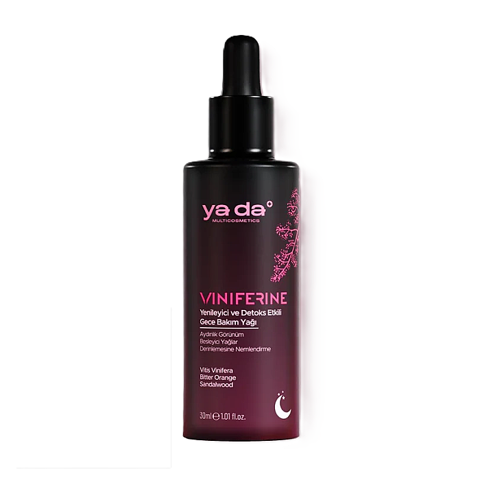 ya da Multicosmetics Viniferine Yenileyici ve Detoks Etkili Gece Bakım Yağı 30 ml - 1