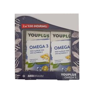 Youplus Daily 1000 mg Omega-3 30 Kapsül - 2.si %50 İndirimli - Youplus