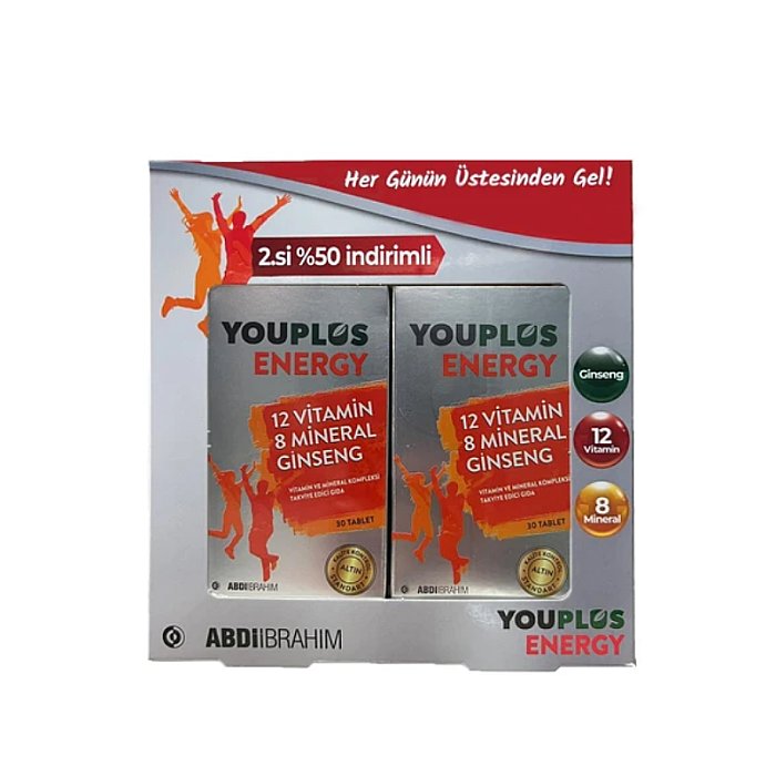 Youplus Energy 30 + 30 Tablet - 2.si %50 İndirimli - 1