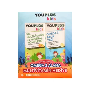 Youplus Kids Omega 3 Balık Yağı 150 ml + Kids VM 150 ml - Youplus