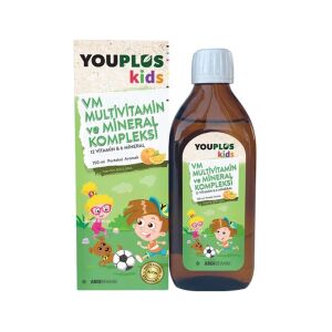 Youplus Kids VM Multivitamin ve Mineral Kompleksi 150 ml - Youplus