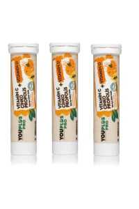 Youplus Pro Vitamin C Çinko Propolis Takviye Edici Gıda 15 Efervesan Tablet x 3 Adet - Youplus
