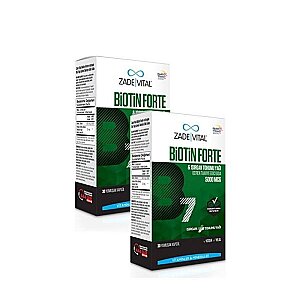 Zade Vital Biotin Forte 5000 mcg 30 Yumuşak Kapsül 2'li Set - Zade Vital