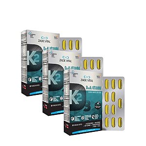 Zade Vital D3+k2 Vitamini 30 Kapsül 3'lü Set - Zade Vital