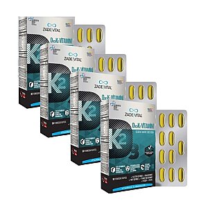 Zade Vital D3+k2 Vitamini 30 Kapsül 4'lü Set - Zade Vital