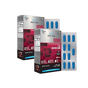 Zade Vital Demir Iron 60 Kapsül 2'li Set - Zade Vital
