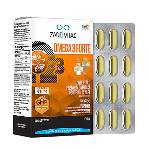 Zade Vital Omega 3 Forte Balık Yağı 40 Yumuşak Kapsül - 2