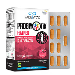 Zade Vital Probiyotik Feminen 30 Bitkisel Sert Kapsül - 2