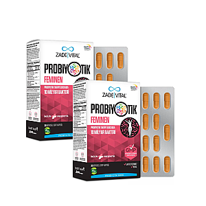 Zade Vital Probiyotik Feminen 90 Kapsül 2'lü Set - Zade Vital