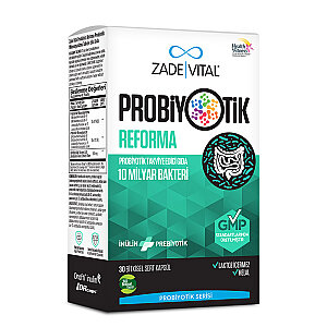 Zade Vital Probiyotik Reforma 30 Bitkisel Sert Kapsül - Zade Vital