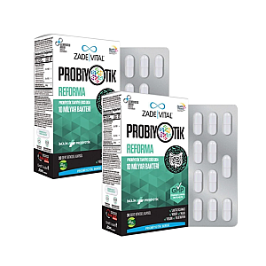 Zade Vital Probiyotik Reforma 30 Bitkisel Sert Kapsül 2'lü Set - Zade Vital