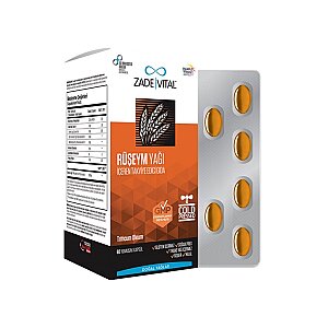 Zade Vital Ruşeym Yağı 60 Yumuşak Kapsül - Zade Vital