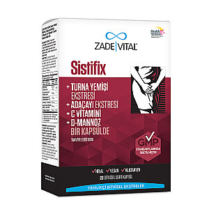 Zade Vital Sistifix 20 Bitkisel Sert Kapsül - Zade Vital