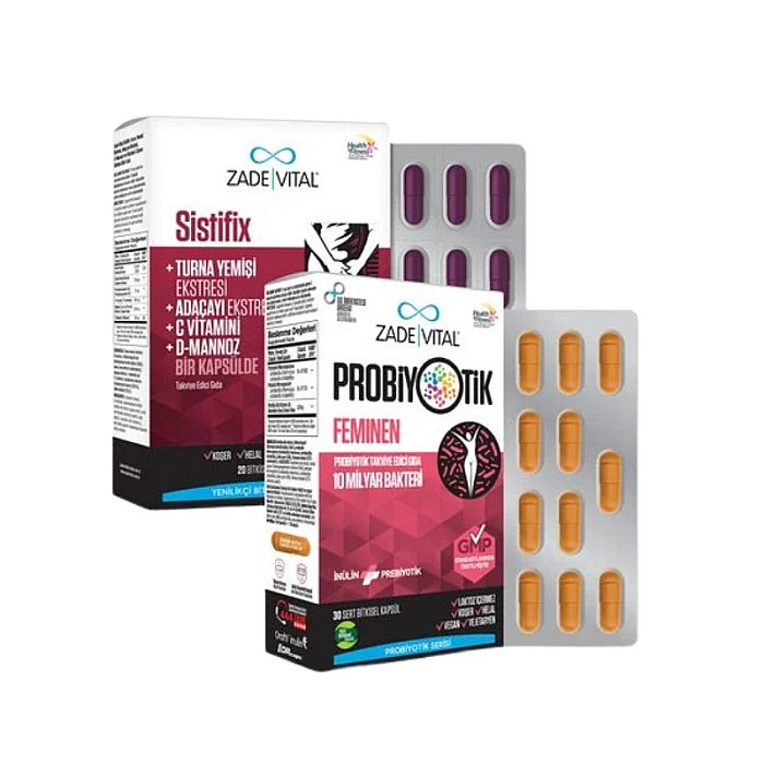 Zade Vital Sıstıfıx & Probiyotik Feminem 2'li Set - 1