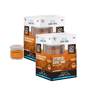 Zade Vital Zeytinyağlı Kudret Narı 20 ml x 8 Cam Kavanoz 2'li Set - Zade Vital